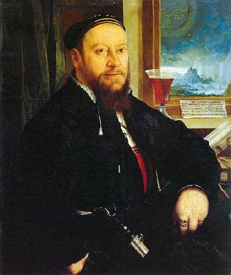 Christoph Amberger Portrait of Matthaus Schwarz